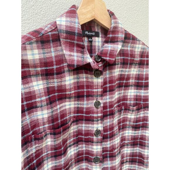 Madewell Flannel Sunday Shirt in Mahaska Plaid - Picture 4 of 11